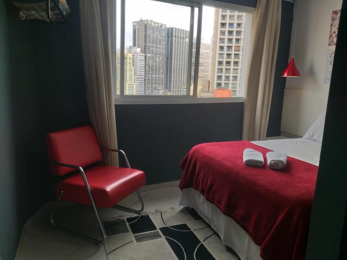 Apartamento Bem Localizado Centro De Sp San Paolo Esterno foto